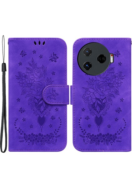 Tecno Camon 30 Pro 5g Cüzdan Standı Deri Telefon Kılıfı (Yurt Dışından)