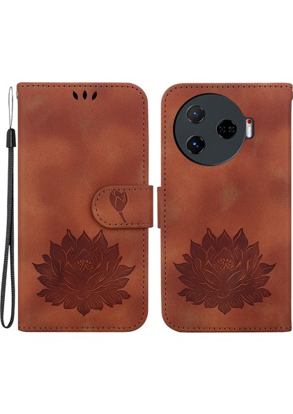 Tecno Camon 30 Pro 5g Cüzdan Deri Telefon Kılıfı (Yurt Dışından)