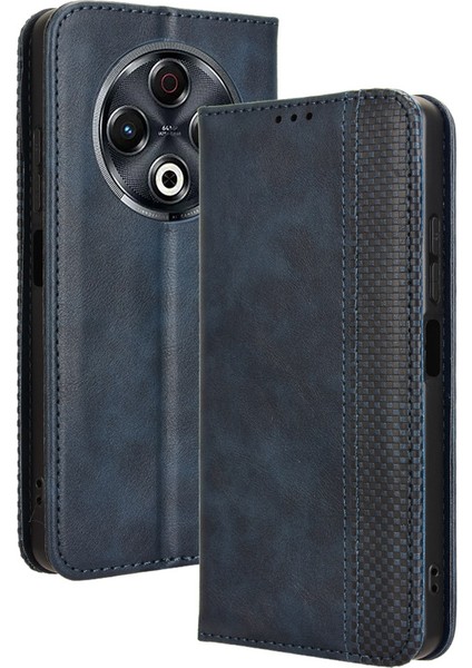 Tecno Spark 30 4g Deri Kılıf Cüzdan Standı Retro Doku Telefon Kapağı (Yurt Dışından)