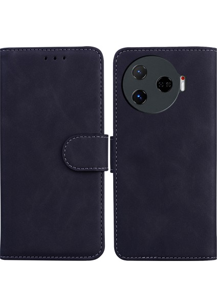 Tecno Camon 30 Pro 5g Standlı Deri Telefon Kılıfı (Yurt Dışından)