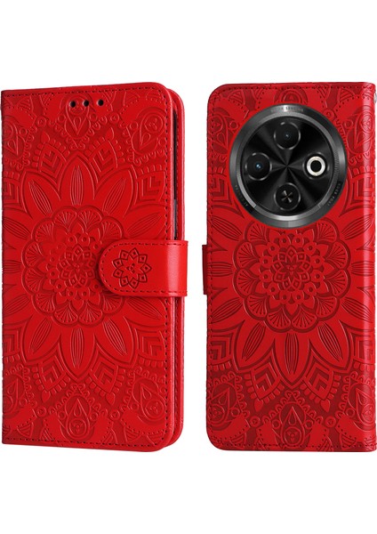 Tecno Spark 30C 4g Deri Cüzdan Telefon Kılıfı (Yurt Dışından)