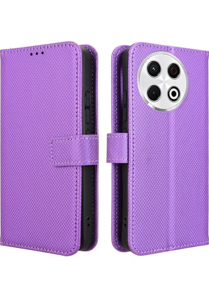 Tecno Spark 30 Pro 4g Pu Deri Cüzdan Telefon Kılıfı (Yurt Dışından)