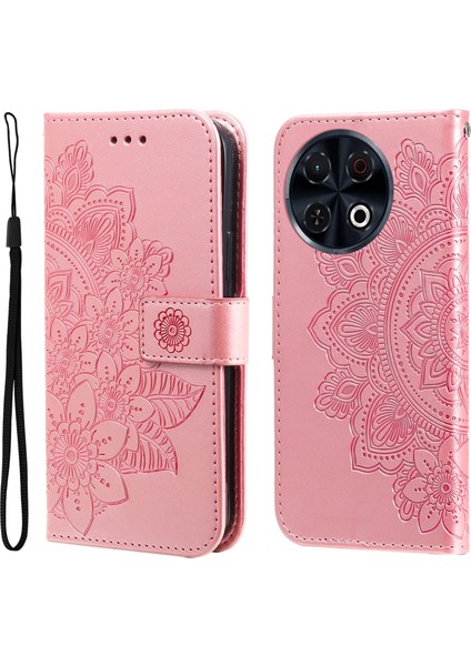 Tecno Spark 30 Pro 4g Pu Deri Cüzdan Çiçekli Telefon Kılıfı (Yurt Dışından)