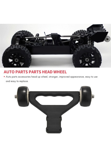 1/5 Arrma Kraton 8s Outcast 8s Monster Truck Rc Araba Güncelleme Parçaları Aksesuarları Için Çift Tekerlekli Tekerlek Çubuğu, Siyah (Yurt Dışından)