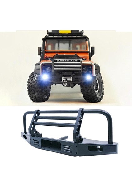Trx4 SCX10 Iı 90046 90047 Metal Ön Tampon 1/10 Rc Paletli Araç Traxxas Trx4 Için Ön Tampon (Yurt Dışından)