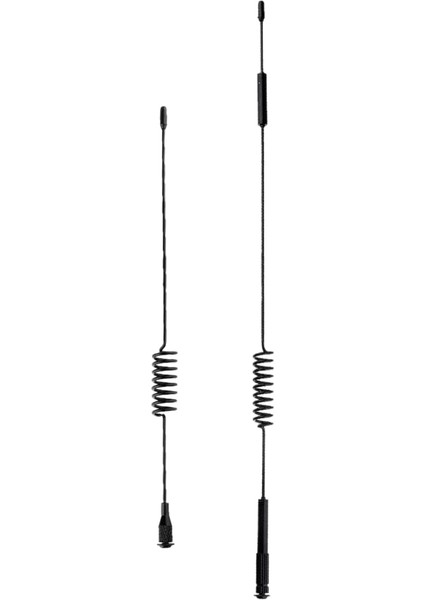 1 10 Ölçekli Rc Paletli 11.4 Inç ve 6.3 Inç Metal Anten, Traxxas Trx-4 D90 Eksenel SCX10 90046 Için Aksesuar Dekorasyonu (Yurt Dışından)