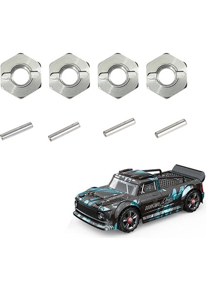4 Adet Metal 12MM Tekerlek Altıgen Göbek Adaptörü Mjx Hyper Go H16 16207 16208 16209 16210 14301 14302 Rc Araba Yükseltme Parçaları (Yurt Dışından)