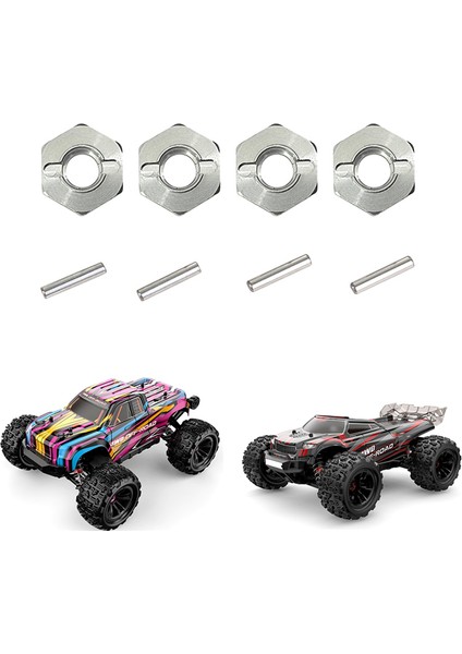 4 Adet Metal 12MM Tekerlek Altıgen Göbek Adaptörü Mjx Hyper Go H16 16207 16208 16209 16210 14301 14302 Rc Araba Yükseltme Parçaları (Yurt Dışından)