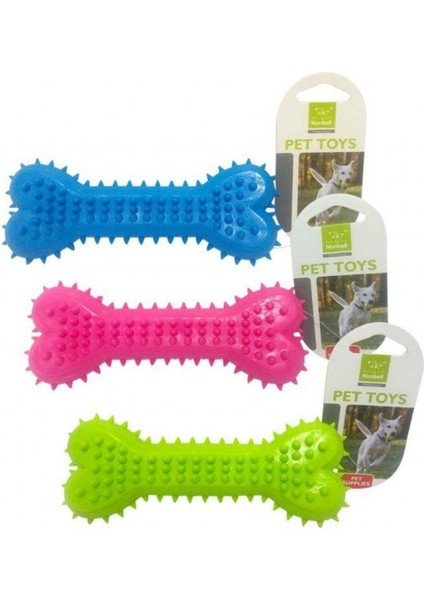 Köpek Oyuncağı Diş Kaşıma Plastik Kemik 15 cm 1 Adet