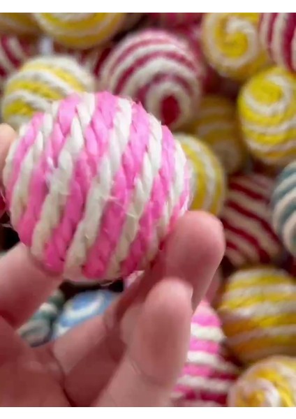 Ip Sarma Renkli Tırmalama Kedi Oyun 4 cm 2 Adet 1 Adet fiyatları