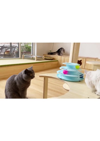 8'li Set: Sarma Topu+3'lü Renkli Top+ Tırmalama Çubuğu + Kedi Oltası+3 Katlı Oyuncak +Çıngıraklı Top 1 Adet fiyatları