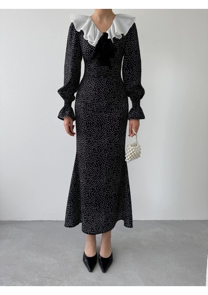 Ospe Fiyonklu Elbise