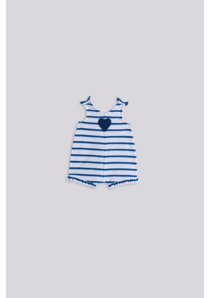 Bg Store Kız Bebek Çizgili Tulum