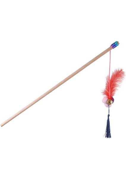 Tüylü ve Zilli Kedi Oyun Oltası 1 Adet modelleri