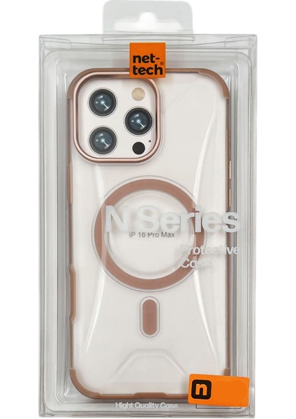 Apple iPhone 16 Pro Max Uyumlu Wendell Magsafe Arka Koruma Kılıf