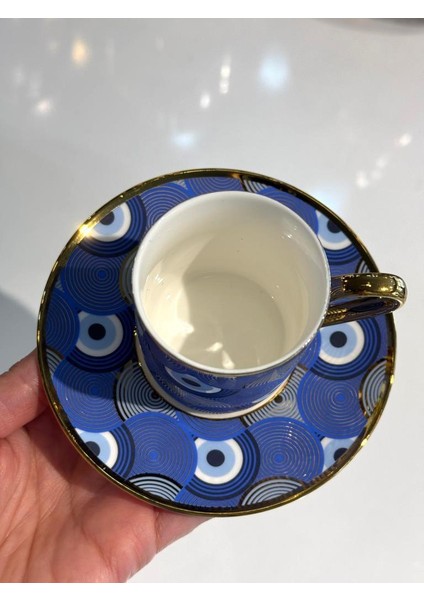 Evileye Tek Kişilik Türk Kahvesi Fincanı