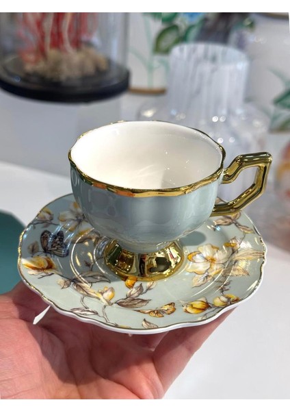 Eldon Mint Tek Kişilik Türk Kahvesi Fincanı