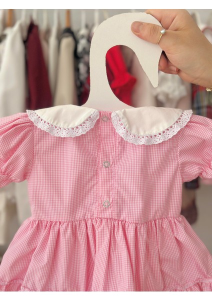 Sissy - Pembe Kareli Romper indirimleri