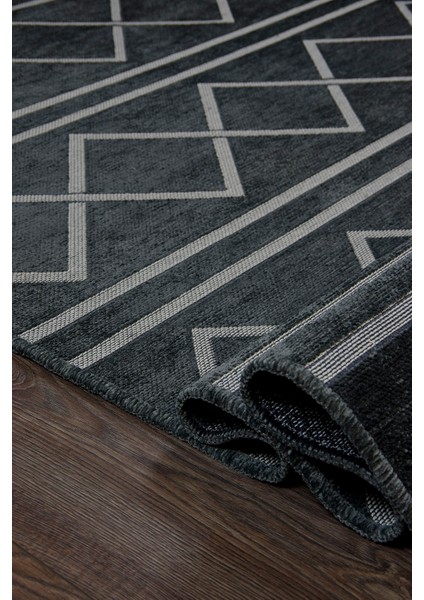 5077 Vals/ Yıkanabilir Kilim /kaymaz Taban Kilim / Mutfak Için Kilim/ Koridor Için Kilim/antrasit/kilim fiyatları