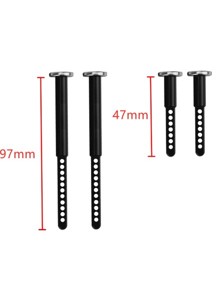 Metal Ön ve Arka Genişletilmiş Gövde Direği Bağlantıları Mıknatıslı Kabuk Sütunu 1/10 Rc Paletli Araba Eksenel SCX10 Iı 90046 (Yurt Dışından)