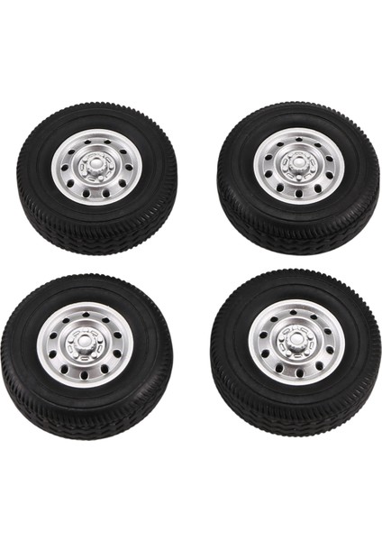 4 Adet Kauçuk Tekerlek Lastiği Wpl D12 Mini 1/16 Rc Drift Kamyonu Araba Yedek Parçaları Aksesuarları (Yurt Dışından)