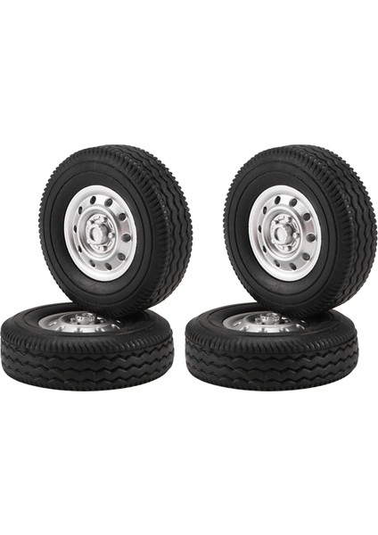 4 Adet Kauçuk Tekerlek Lastiği Wpl D12 Mini 1/16 Rc Drift Kamyonu Araba Yedek Parçaları Aksesuarları (Yurt Dışından)