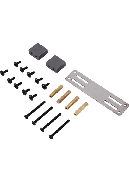 Wpl B14 B16 B36 C24 C34 1/16 Rc Kamyon Araba Yükseltme Parçaları Aksesuarları, Titanyum Için Metal Servo Sabit Montaj Braketi Kiti (Yurt Dışından)