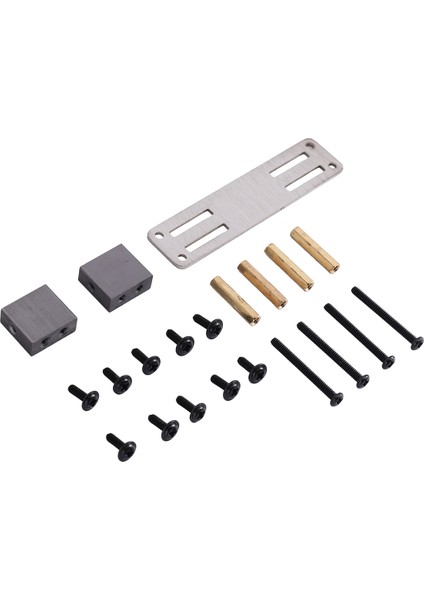 Wpl B14 B16 B36 C24 C34 1/16 Rc Kamyon Araba Yükseltme Parçaları Aksesuarları, Titanyum Için Metal Servo Sabit Montaj Braketi Kiti (Yurt Dışından)