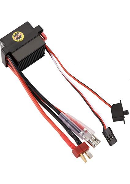 Rc Hobby 60A Esc Fırçalı Motor Hız Kontrol Cihazı 2A Bec Yüksek Voltaj 6-12V Fırçalı Esc Rc Gemi ve Rc Araba Esc Için, B (Yurt Dışından) modelleri