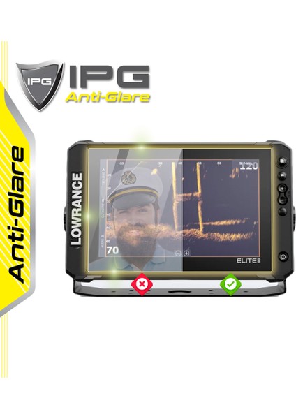 Lowrance Elite Fs 10 Fishfinder - Ipg Anti-Glare Yansıma Önleyici Mat Ekran Koruyucu fiyatları