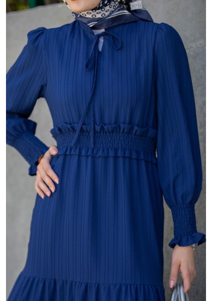 Bery Bel Gipe Lastikli Elbise-Laci fiyatları