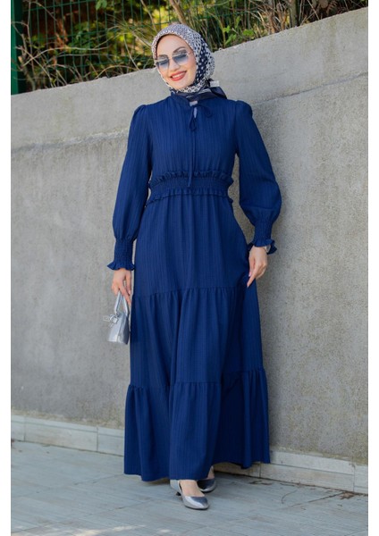 Bery Bel Gipe Lastikli Elbise-Laci fırsatları