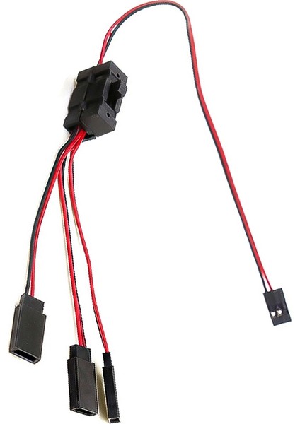 1 Adet Rc Servo Uzatma 1 Ila 3 Y Tel Kablo LED Işık Kontrol Güç Anahtarı Jr Futaba Rc Modeli Için (Yurt Dışından)
