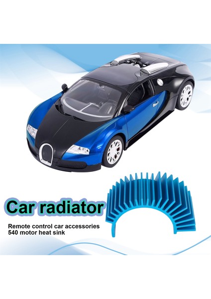 Rc Araba Yedek Parçaları 540 550 Motor Radyatörü Wltoys 12428 12423 A959-B A969-B A979-B A929-B Mavi (Yurt Dışından)