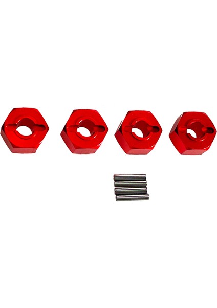 4 Adet Mjx 1/14 1/16 14210 14303 16207 16208 Uzaktan Kumandalı Araba Aksesuarları 12MM Altıgen Konnektör Kırmızı (Yurt Dışından) fiyatları