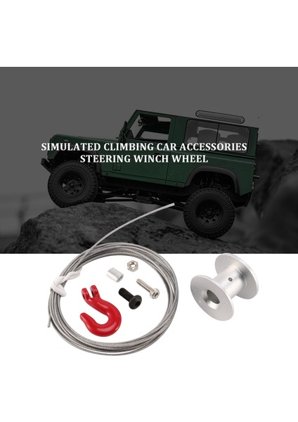 1/10 Rc Paletli Araba Trx4 RC4WD D90 D110 Eksenel SCX10 90046 Için 25T Direksiyon Dişlisi Servo Vinç Tekerleği (Yurt Dışından)