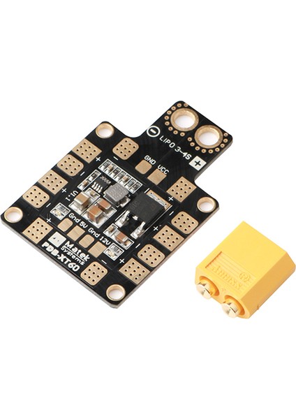 Pdb XT60 Güç Dağıtım Kartı Bec 5V 2A 12V 0.5A XT60 Fişi ile Dıy Quadcopter Çıkış Desteği 6 Esc x Veya H Tasarım Fpv Yarış Quad Drone (Yurt Dışından)