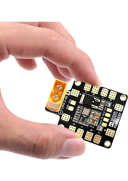 Pdb XT60 Güç Dağıtım Kartı Bec 5V 2A 12V 0.5A XT60 Fişi ile Dıy Quadcopter Çıkış Desteği 6 Esc x Veya H Tasarım Fpv Yarış Quad Drone (Yurt Dışından)