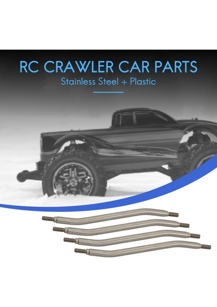 Metal Süspansiyon Bağlantı Çubuğu Bağlantı Direksiyon Çekme Çubuğu Axial Capra AXI03004 1/10 Rc Paletli Araba Yükseltme Parçaları (Yurt Dışından)