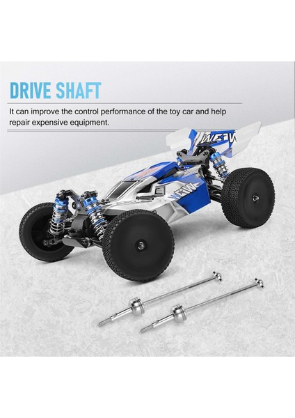 2 Adet Uzaktan Kumanda Evrensel Tahrik Mili Yükseltme Aksesuarları Wltoys 144001 1/14 Rc Drift Yarış Arabası Yedek Parçalarına Uygun (Yurt Dışından)