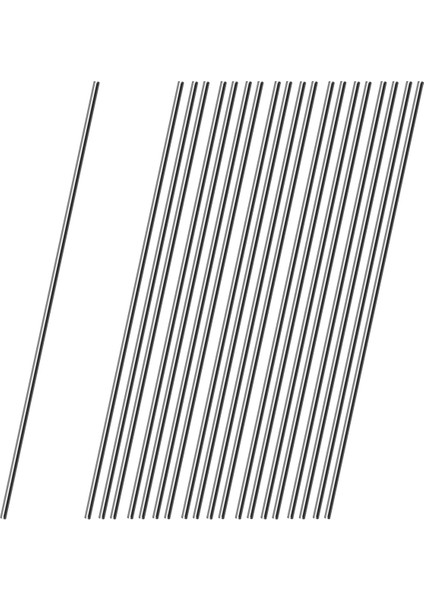20 Adet Paslanmaz Çelik Yuvarlak Şaft Çubuk Aksları 150MMX2MM Rc Oyuncak Araba Için (Yurt Dışından)