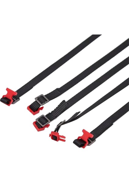 5 Adet Rc Araba Tavan Bagaj Rafı Halat Dekorasyon Kayışı 1/10 Rc Paletli Araba Axıal SCX10 Traxxas Trx4 Rc 4WD D90 Kırmızı (Yurt Dışından)