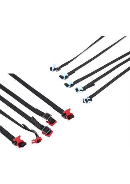 5 Adet Rc Araba Tavan Bagaj Rafı Halat Dekorasyon Kayışı 1/10 Rc Paletli Araba Axıal SCX10 Traxxas Trx4 Rc 4WD D90 Kırmızı (Yurt Dışından)