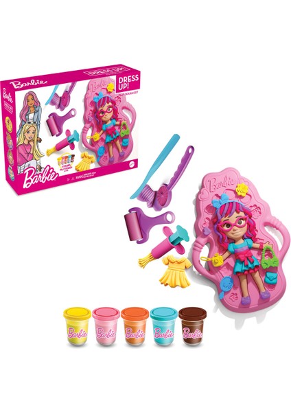 Barbie Bebek Giydirme Hamur Set 280 gr