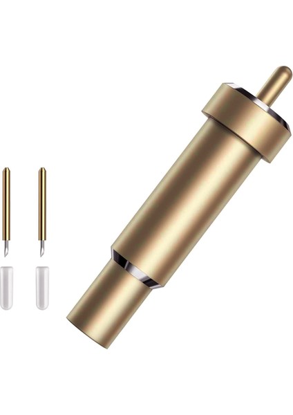 Crıcut Maker 3/maker/venture/explore 3/air 2/air/one Için Kumaş Bıçak, 2 Adet Yapıştırılmış Kumaş Bıçak ve 1 Adet Muhafaza, Altın (Yurt Dışından)