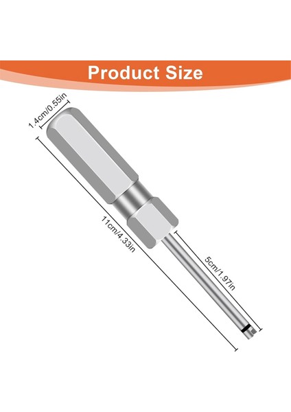 2 Adet Supap Çekirdeği Çıkarma Aleti Seti, Tornavida Supap Sapı Çekirdeği Çıkarıcı, Schrader Supap Çekirdekleri Için Lastik Supap Aleti (Yurt Dışından)
