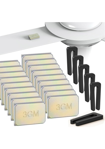 Tavan Vantilatörü Ağırlık Dengeleme Için 24 Paket Tavan Vantilatörü Dengeleme Kiti, 6 Set Vantilatör Dengeleme Klipsi ve 3g Ağırlık Pratik (Yurt Dışından) fiyatları