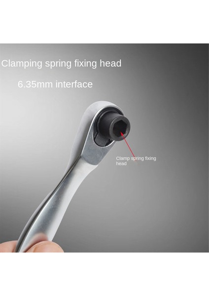 Mini Dikenli Tekerlek Anahtarı 1/4 Pozitif ve Ters Hızlı Tornavida, Iç Altıgen Erik Çiçeği Çok Işlevli Set (Yurt Dışından) fiyatları