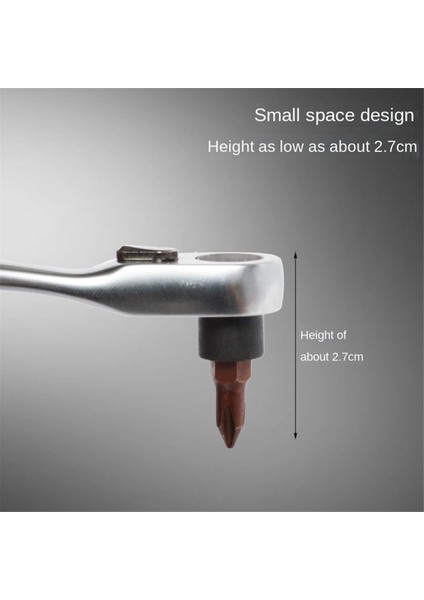 Mini Dikenli Tekerlek Anahtarı 1/4 Pozitif ve Ters Hızlı Tornavida, Iç Altıgen Erik Çiçeği Çok Işlevli Set (Yurt Dışından) indirimleri