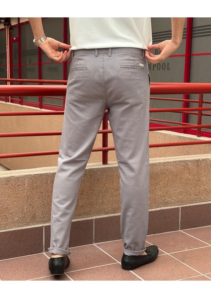 Erkek, Slim Fit, Casual-Günlük, Keten Dokuma, Pamuklu, Mevsimlik Pantolon 301 modelleri